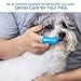 CAM-ULATA Dog Cat Toothbrush Finger 12pcs Set Dental Hygiene Brushes Food Safety Soft Silicone Colorful Dental Care Pet Finger Toothbrush for Puppy Doggy Small Dog