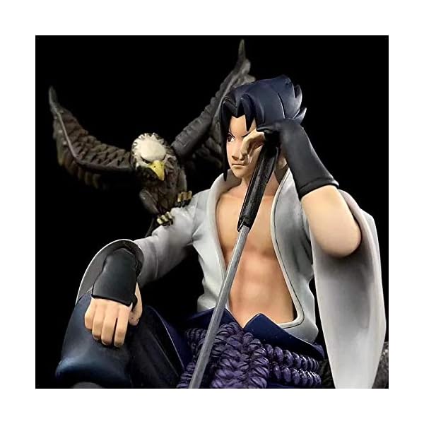 Wjlvn Charakter Animation Modell Naruto GK Uchiha Sasuke Jane Geschnitzter Adler Team End Valley Statue Modell Box Figur… – Bild 5