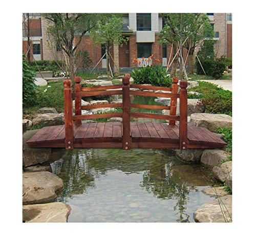 Lapha Countryside Wooden Bridge Brook Pond Pool Vowel Backyard