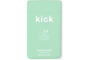 SOL Kick Breath Spray – Natural Oral Spray with Organic Xylitol & Propolis for Dry Mouth & Fresh Breath – Alcohol Free, Sugar Free, 20 mL Nourish-Mint (Peppermint)