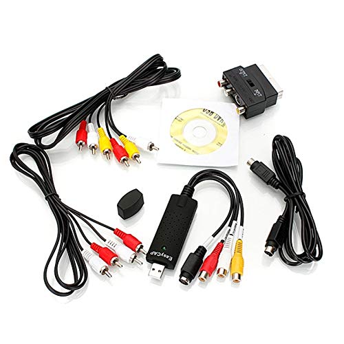 AutoE Car USB 2.0 Video Audio Card Capture Grabber Adapter Of Chipset for TV DVD Digitization Cable Scart Adapter - Thumbnail 6