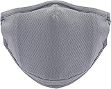 Dr. Hoffmann™ Allergy Mask - Germ & Sick Mask - Anti Dust, Pollution, Pollen & Flu Cough Protection - N95 - Antimicrobial Kills Viruses/Bacteria/Fungi - Earloop - Washable - for Men and Women - Gray