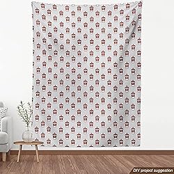Ambesonne Espresso Grey Fabric by The