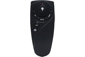 WINFLIKE UC7083T Replacement Remote Control fit for Hampton Bay Harbor-Breeze Ceiling Fan Wireless Remote with Remote Control with Mount with Reverse Function Black