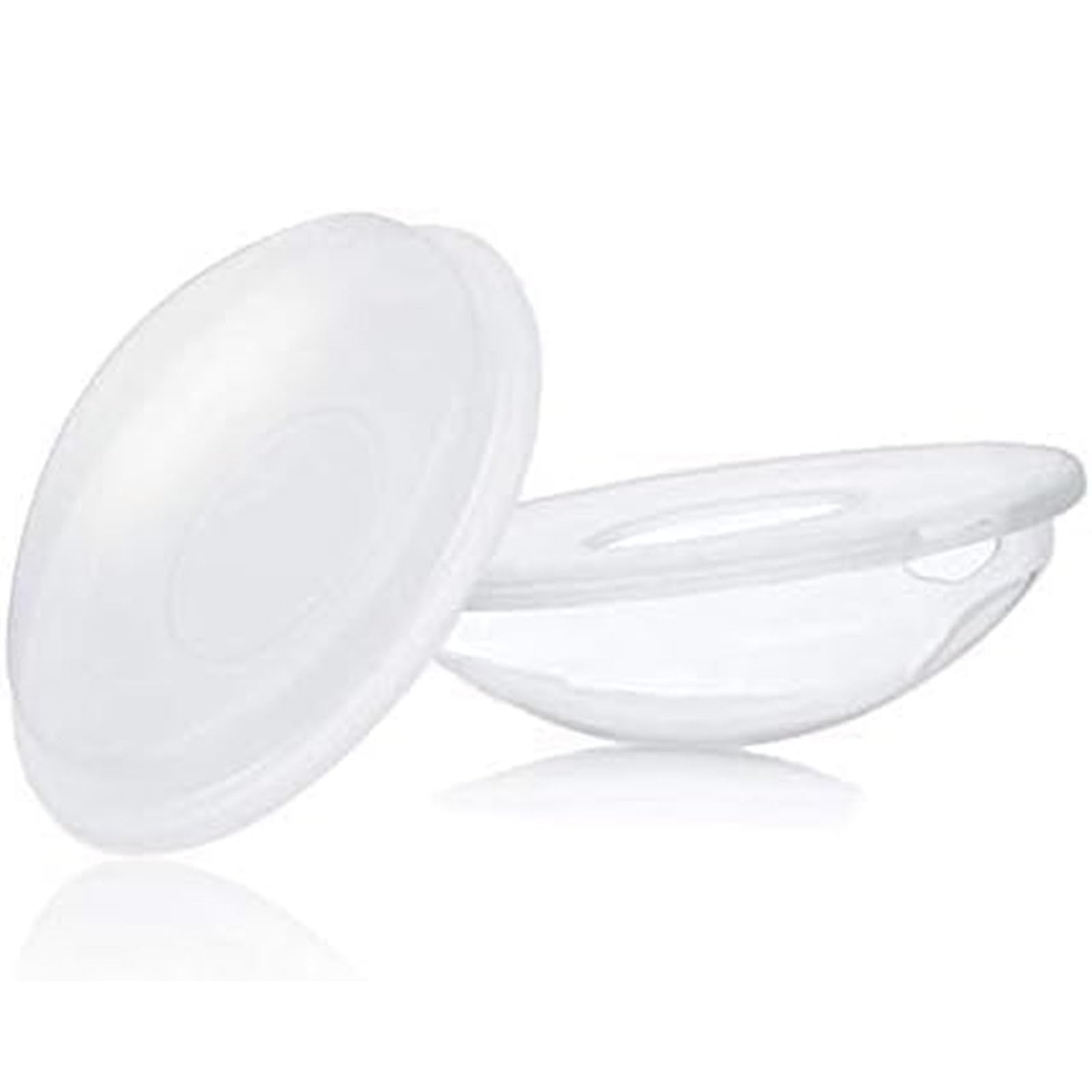 Xrten 2Pcs Soft and Comfortable Silicone Breast Milk Saver, Reusable Breast Shells Nursing Cups for Nursing Moms