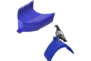 PeSandy Dove Rest Stand, 10 PCS Lightweight Pigeons Rest Stand Bird Perches for Dove Pigeon and Other Birds, Durable Plastic Pigeon Perches Roost Bird Dwelling Stand Support Cage Accessories