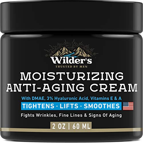 Anti-Aging Face Moisturizer – Face Cream For Men with Collagen, Retinol & Hyaluronic Acid – Made in USA – Fast Anti Aging Effect – Day & Night Cream – Anti Wrinkle Facial Moisturizer – Mens Cream 2OZ