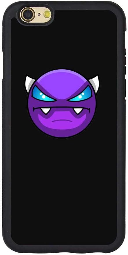 1 Piece Geometry Face Demon Dash Hard Plastic Phone Case for 6s Soft Phone Case Cover for Girls Boys Mens Womens