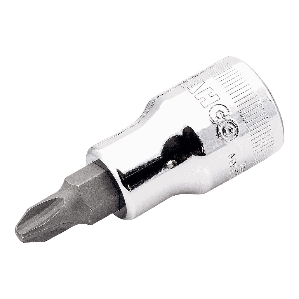 1/2" Square Drive Phillips Screwdriver Bit, 23mm – Ref: 7809PH-4