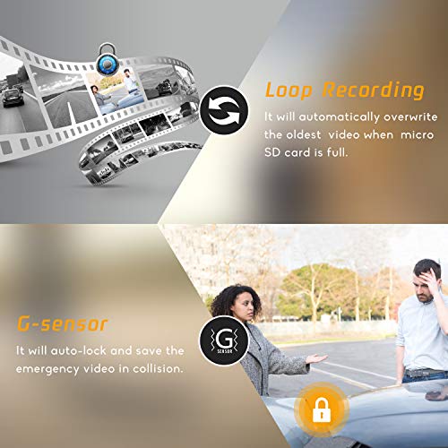 TOGUARD 2.5K Mirror Dash Cam for Cars with Waterproof Backup Camera, 10" IPS Full Touch Screen