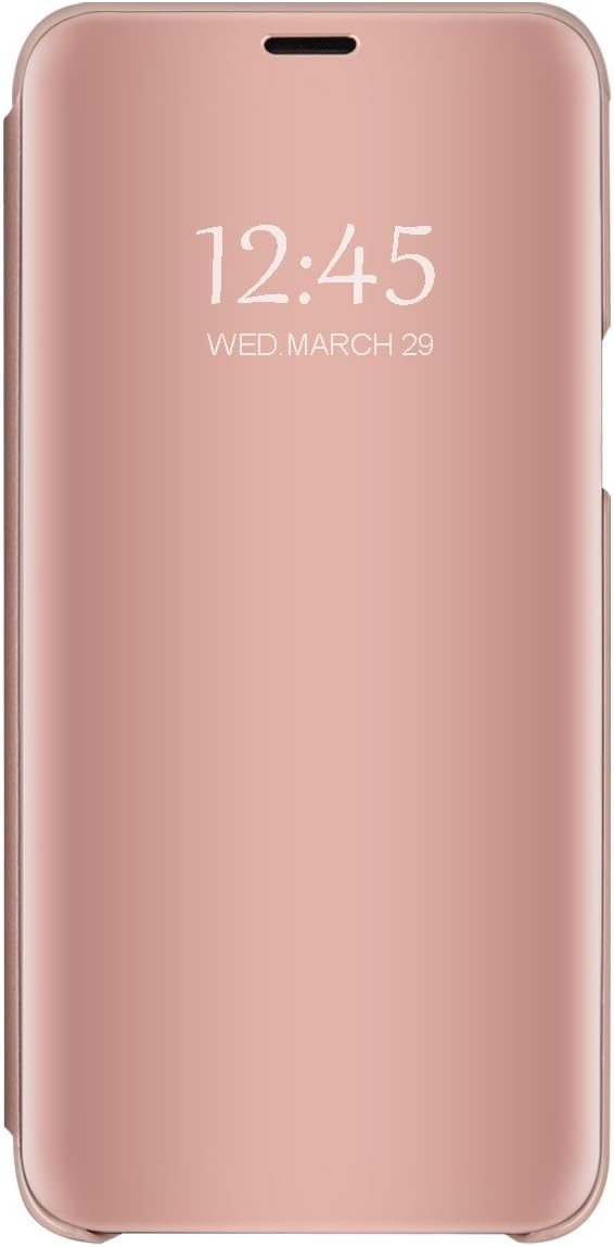 Zater Case Compatible with Galaxy Note 8,Mirror Clear View 360 Full Protection Kickstand Note 8 Case (Samsung Galaxy Note 9, 6)
