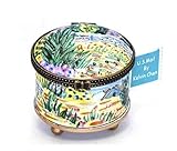 Kelvin Chen Enameled Postage Stamp Holder - Monet's Water Lily
