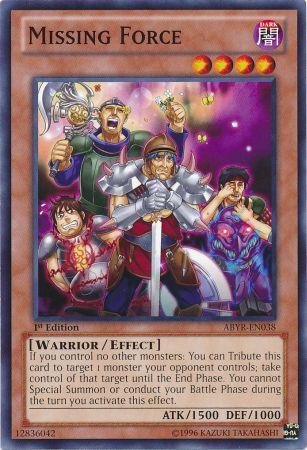 Yu-Gi-Oh! - Missing Force (ABYR-EN038) - Abyss Rising - 1st Edition - Common