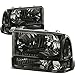 Auto Dynasty Headlights Assembly Compatible with 1999-2004 Ford F-250 F-350 F-450 F-550 Super Duty Excusion, 4Pcs Halogen Headlamps Replacement w/Bumper Lamps, Smoked Lens Clear Corner