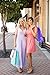 Charm Your Prince Women's Sleeveless Summer Sundress Coral Pink MEDIUM