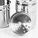 Verdental Stainless Steel Dredge Salt / Sugar / Spice / Pepper Shaker Seasoning Cans with Rotating Cover - 2 PCS