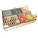 The Broken Token Pandemic Compatible Biohazard Containment Unit - Wooden Storage Box with Multiple Trays and Dividers