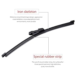 OTUAYAUTO Rear Windshield Wiper Blades - 2 Pieces