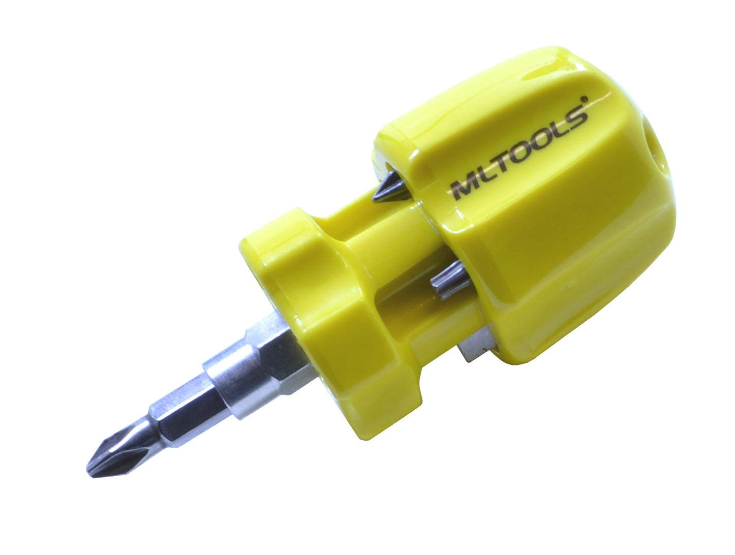 Stubby Screwdriver by MLTOOLS | Stubby Multi-bit Screwdriver Set Made in Canada | SS302