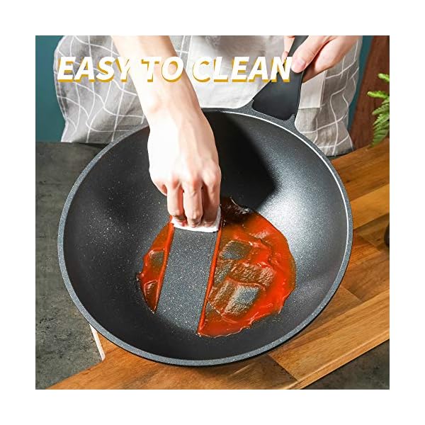 Haufson-30cm-Die-cast-Wok-with-Standable-Lid-Works-with-All-Major-Hobs-Natural-PFOA-Free-Non-Stick-Stirfry-Pan-Black Haufson 30cm Die cast Wok with Standable Lid | Works with All Major Hobs | Natural PFOA Free Non-Stick Stirfry Pan…