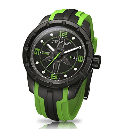 Black and Green Swiss Sport Watch Wryst ES30