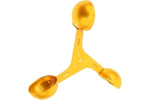 FOMIYES Aluminum Alloy 3-Cup Wind Speed Sensor with Yellow Wind Cups 200mm Diameter Air Flowing Anemometer