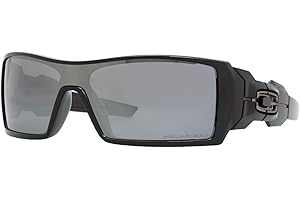 Oakley Men's Oo9081 Oil Rig Rectangular Sunglasses