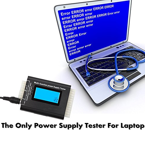 20/24 4/6/8 PIN Computer PC Laptop Power Supply Tester (5th Generation) for ATX, ITX, BTX, IDE,PCI-E HDD,SATA, BYI Connectors,, 1.8'' LCD Screen