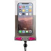 Aquapac Waterproof Phone Case, Small, Grey | iPhone and Android, Made in The UK, Hiking, Mountain Biking, Running Accessory, Floating, IPX8 certified to 30 ft deep.