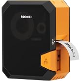 MakeID P31S Portable Industrial Label Maker with Tape, 300dpi | 1 Inch Bluetooth Label Printer with 0.75" x 19.68ft Label, Harsh Environment Resistant, for Wire, Cable &amp; Heat Shrink Tubes