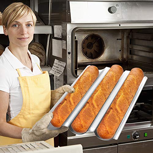 French Bread Baguette Pan Kit3 Loaf baguette pan with Extra Pastry