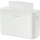 Countertop Multifold Paper Towel Dispenser, Compact Pop Up Hand Towel Holder for Trifold/Z-Fold Paper Towels, Home Bathroom Kitchen Commercial Use, Single Sheet Dispensing, White