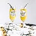 Christmas Wine Glass Drink Markers - Wine Charms Alternative - 18 Static Cling Reusable Stickers (Christmas)