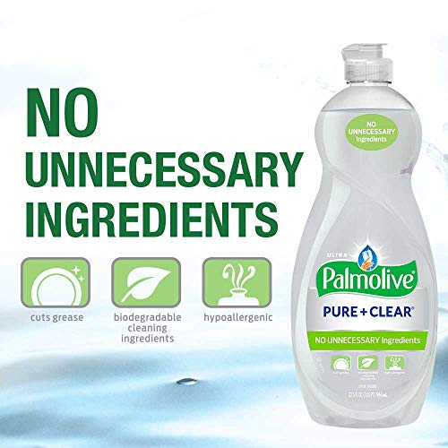 Palmolive Ultra Dish Liquid, Pure and Clear, 32.5 Ounce