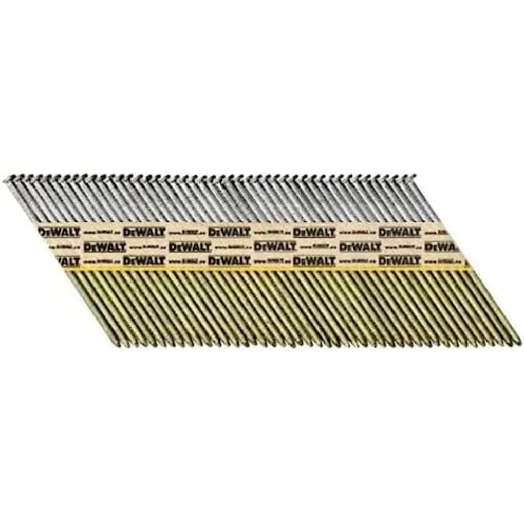 DeWalt DT99728RG-QZ 2.8 x 75mm Galvanised Ring Shank Clipped Head Nails (Pack of 2200)