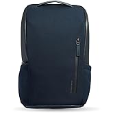 Troubadour Pioneer Backpack 3.0 - Premium Everyday Bag with Padded Laptop Section, Ventilated Shoe Compartment & Sustainable Waterproof Material - All-Day Lightweight Comfort Design - Navy
