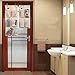 MISSLO Hanging Organizer Over The Narrow Closet Door For Shoes, Hats, Gloves, Snacks, Pack 2, Beige