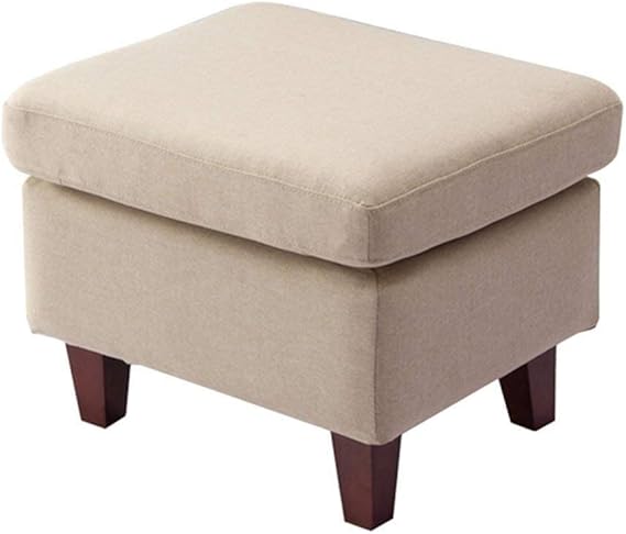 RFJJAL Zapato de Madera de heces Taburete Cuadrado de reposapiés