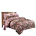 20 Lakes Pink Woodland Hunter Camo Microfiber Comforter Spread - Queen / Full Size