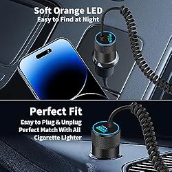 [Apple MFi Certified] iPhone Car Charger Fast