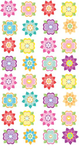 EK SuccessBrands Sticko Stickers, Mini Flower Repeats