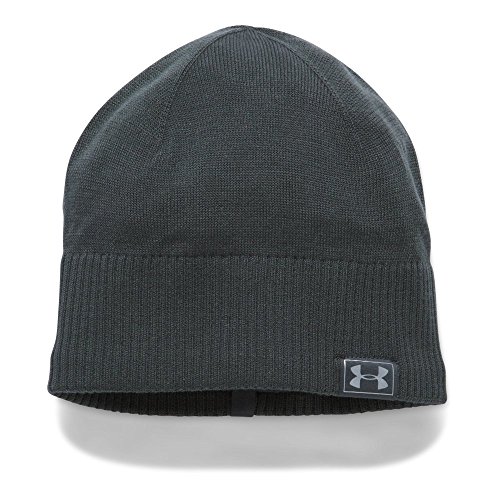 Under Armour Men's ColdGear Reactor Knit Beanie, Stealth Gray/Stealth Gray, One Size