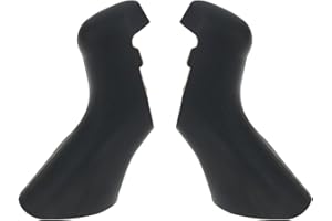 eMagTech 1 Pair Black Crank Cap Silicone Handle Protective Cover Compatible with Shimano 105 ST-R7170 Di2 Road Bike