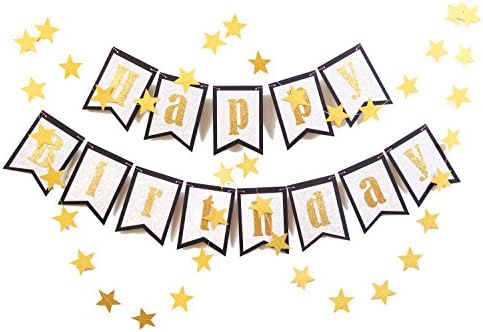 May June Original Happy Birthday Banner Three Layers Design