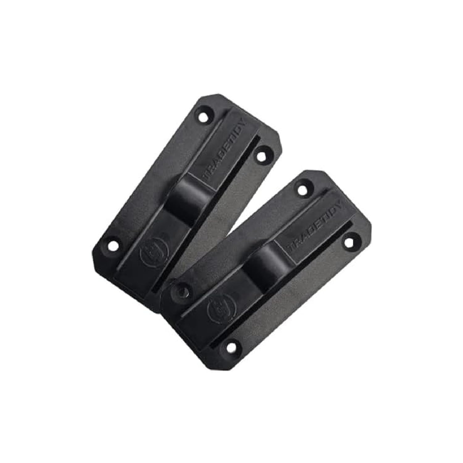 TradeTidy Trowel Holders, Tool Storage for Van and Garage, Designed to Hold Most Plasterers Finishing Trowels and Floorlayers/Tilers Notched Trowels. ABS Plastic Built, Pack of 2, Colour - Black