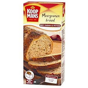 Koopmans Meergranen broodmix (6x 450g multipack), met zaden en pitten, mix geschikt voor 1 brood of 10 bolletjes (oven…