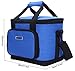 MIER 16 Can Large Insulated Lunch Bag for Women and Men, Soft Leakproof Liner, Navy Blue