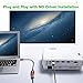 4K Mini DisplayPort to HDMI Adapter, Capshi Thunderbolt to HDMI Adapter [Smart,Aluminum Shell] Mini DisplayPort to HDMI for MacBook air /Pro,Surface Pro/Dock/Book, Monitor, HDTV,Projector, More - Red
