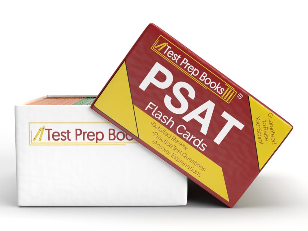 PSAT Study Cards: PSAT Prep 2025-2026 with Practice Test Questions for the College Board PSAT [Full Color Cards] PSAT Study Cards: PSAT Prep 2025-2026 with Practice Test Questions for the College Board PSAT [Full Color Cards] Cards