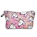 Hellathund Super Funny 3D Printing women cosmetic bag Multifuncition Pencil Holder (unicorns)